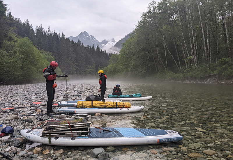 El cuarteto de limpieza de Clayoquot